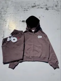 9090 OG Logo Assort Zip Hoodie ブラック L - メルカリ