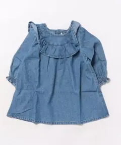 新品120.130　デニムワンピース
