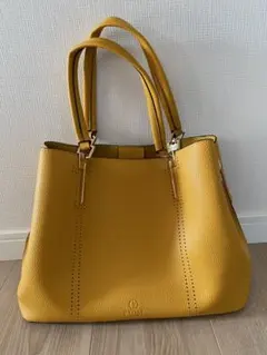 値下げしました！！ D.KELLY ハンドバッグ　イエロー