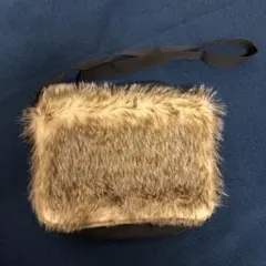 JUNKSTORE ファー付きショルダーバッグ