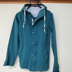 TK パーカー　コットン100％　ターコイズ