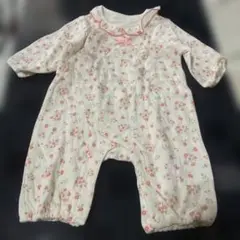 花柄ロンパース 60-70cm