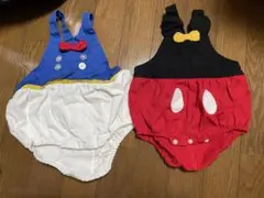 ミッキー&ドナルド　ロンパース　2点セット‼️