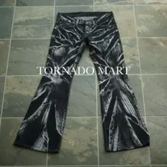 TORNADO MART ブリーチ デニム 黒 Y2K Archive フレアのサムネイル