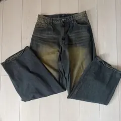 BEAMS HEART M ダークブルー デニムパンツ
