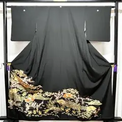 【642】友禅•金彩 黒留袖