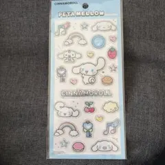 ペタメロウステッカー　シナモロール