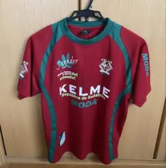 KELME 赤・緑 プリントシャツ M