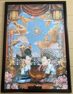 完成品】 1000ピース ジグソーパズル ディズニー 恋のファイヤー