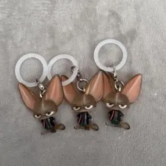 ズートピア めじるしアクセサリー ディズニー チャーム フィニック 3点セット