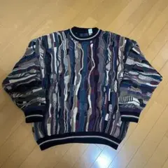 3Dニット　coogi系　90s