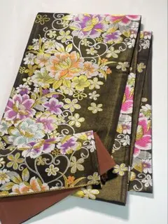 袋帯 正絹 振袖 薔薇 牡丹 金糸 ロングサイズ F1607 袋帯 正絹 振袖 薔薇 牡丹 金糸 ロングサイズ F1607 - メルカリ