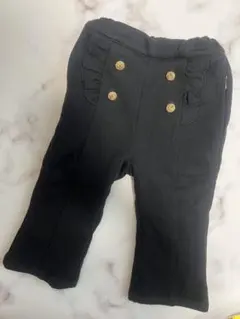 happyology 2y 内ボアパンツ　黒　裏起毛