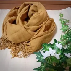 earth music &ecology　黄色　ストール