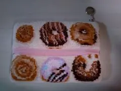 か*ん様 ラブラリーバイフェイラー★モグモグドーナツ★ティッシュポーチ