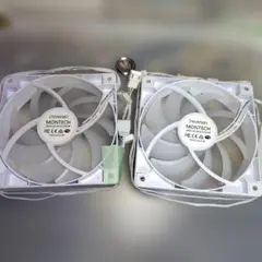 MONTECH RBGファン ジャンク 2セット
