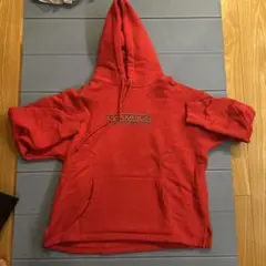 CHAMPION レッド パーカー フード付き