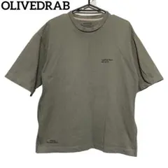 OLIVEDRAB カーキ 半袖　Tシャツ ロゴ ストリート