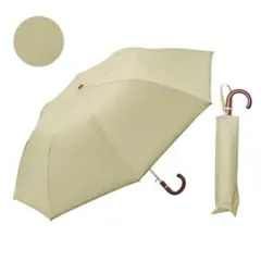 【新品未使用】COKAGE+ ジャンプ 折りたたみ 日傘 ソフトカーキ