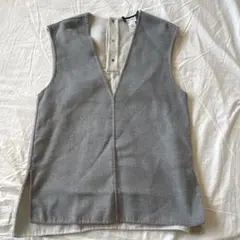 green label relaxing フリース ベスト リバーシブル