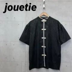 jouetie ジュエティ チャイナシャツ スタンドカラー レディース M 黒