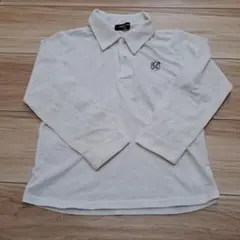 コムサ　ポロシャツ　白　長袖