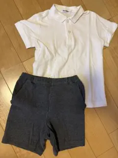 familiar ポロシャツとショートパンツセット 130