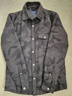 【美品】NANO-UNIVERSE カモフラージュシャツジャケット