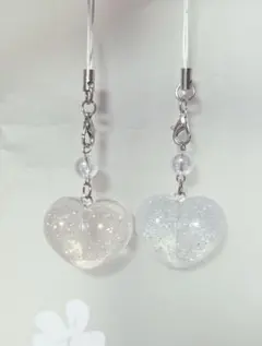 ペアハートストラップ