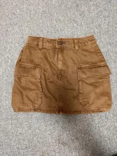 GU JEANS カーゴミニスカート ブラウンのサムネイル