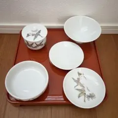 お食い初め用陶器食器セット 5点