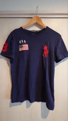 ポロラルフローレン Tシャツ 半袖 刺繍ロゴ ビッグポニー USA