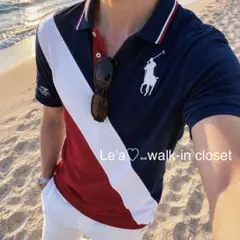 POLO RALPH LAUREN ビッグポニー ポロシャツ ネイビー00s - メルカリ
