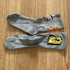 【値段交渉◯】A BATHING APE アートワークソックス グレーのサムネイル