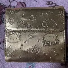 2001年物 サンリオ ハローキティ ゴールド 財布のサムネイル