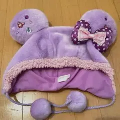 ディズニー ミニー　ファンキャップ パープル　紫