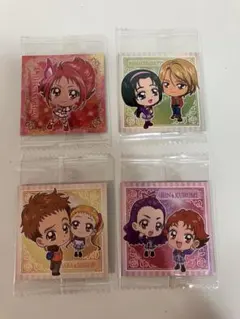 プリキュア　ウエハース　シール 4枚セット　まとめ売り　vol１