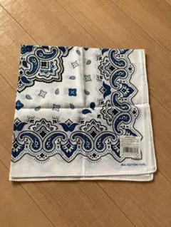 新品未使用　BP-07 バンダナ ホワイト 約50x50cm