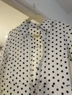 ZARA 白黒ドット　ワンピース