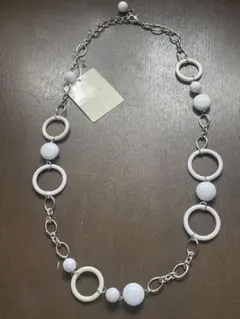 YUKI TORII ネックレス アクリル 合成金属 ホワイト　未使用のサムネイル