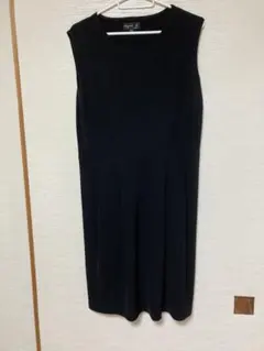 agnes b. PARIS ノースリーブワンピース ブラック T3 美品ですのサムネイル