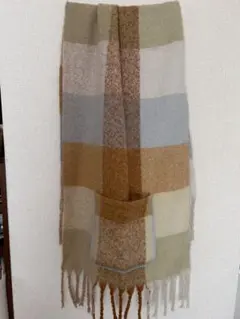 unico チェック柄マフラー マルチカラー