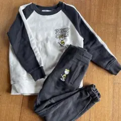 【ZARA】チャーリーブラウンセットアップ　7y/122cm