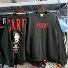 映画『スカーフェイス』SCARFACE アル パチーノ 刺繍 トレーナー L