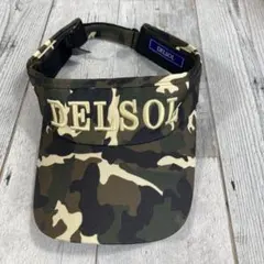 DELSOL ゴルフ メンズ 迷彩柄 サンバイザー 97 カモフラ