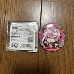 AMPTAK×COLORS けちゃ 缶バッジ けちゃくん 缶バッジ AMPTAKxCOLORS けちゃ BIG缶バッジ けちゃ けちゃくん