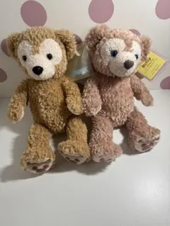 ディズニー　ダッフィー＆シェリーメイ　ぬいぐるみ　2体セット