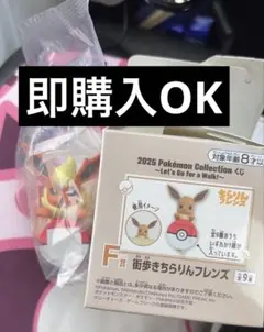 2025ポケモンくじF賞街歩きちらりんフレンズ　ブースター