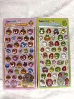 【正規品】ボンボンドロップシール　たまごっち　めめっち、くちぱっち2枚セット