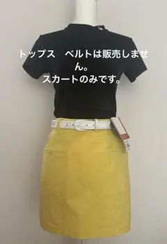 キャロウェイ　ゴルフスカート　黄M タグ付　8WAYストレッチCallaway